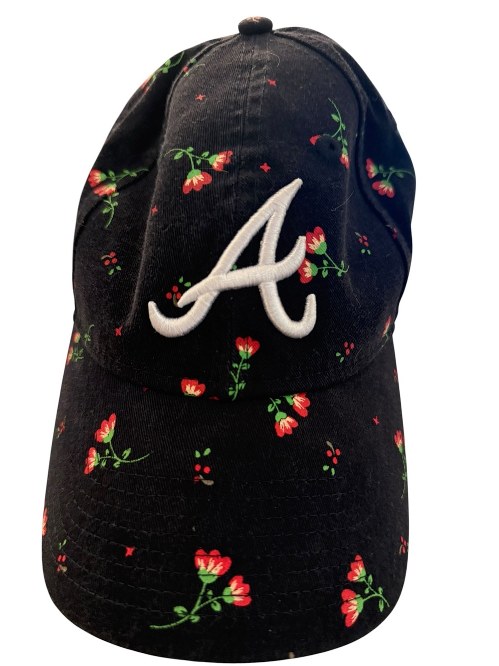 Atlanta Braves New Era Women’s Blossom 9TWENTY Adjustable Hat Baseball Cap